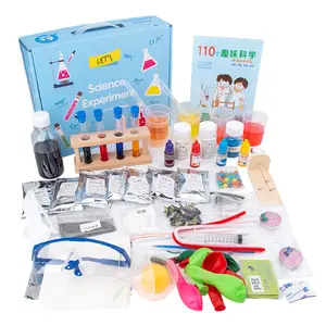 Conjuntos de experiência de ciência, kit infantil educacional diy, equipamento de diversão, brinquedos feitos à mão