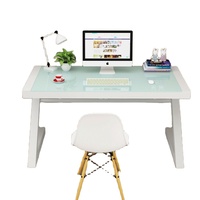 Ailichen Hot Sale Home Kantoormeubilair Laptop Computer Tafel Bureau Modern Organizer Wit Staand Bureau
