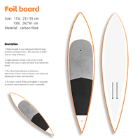 Planche de foil en carbone Downwind 110L 130L, planche de paddle SUP, hydrofoil pour sports nautiques, planche de wingfoil Downwind