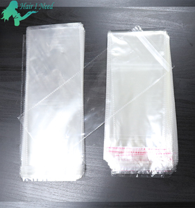 Sacchetti di Plastica Trasparenti in PE Buste Chiare per Extension di Capelli con Nastro Adesivo WPP - Product Image 4