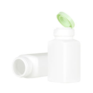 Botella de pastillas personalizada de alta calidad con tapa a prueba de niños, contenedor cuadrado para pastillas de 30 ml y 60 ml, botellas de plástico HDPE para vitaminas. - Product Image 5