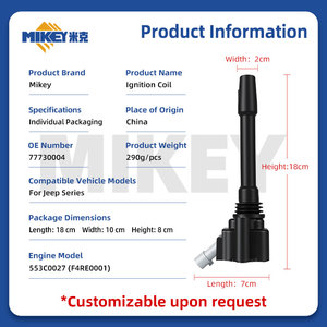 Bobina di Accensione MIKEY 77730004 per <span class=keywords><strong>Jeep</strong></span> <span class=keywords><strong>COMPASS</strong></span> 1.4 MULTIAIR, Ricambi Auto di Alta Qualità per 46337742 55263624EAQ 553C0027 - Product Image 3
