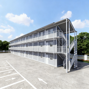 <span class=keywords><strong>Maison</strong></span> préfabriquée modulaire et amovible en kit, couleur personnalisable, pour dortoir de personnel ou logement familial - Product Image 2