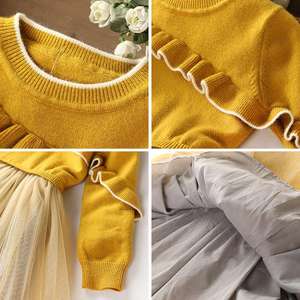 Vêtements en gros en vrac, robe pour bébé fille, style printemps espagnol, pour les occasions spéciales, provenant du marché de gros chinois - Product Image 4