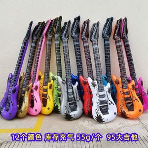 Guitarra Inflable de PVC, Juguete Divertido con Logotipo Personalizado y Diseño Portátil - Product Image 3