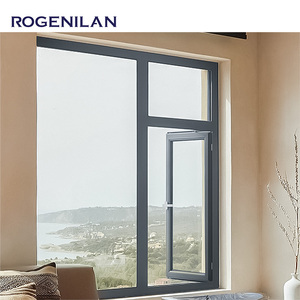 Fenêtres à battants en aluminium avec moustiquaire, remplacement de double vitrage, étanches, vente en gros d'usine Rogenilan - Product Image 4