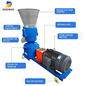 Petite machine à granulés d'aliments pour volailles, machine de traitement pour granulés d'aliments pour poulets, porcs, lapins, moutons et bovins - Product Image 2