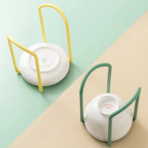 Soporte de Silicona para Tazones de Escritorio que Ahorra Espacio con Escurridor Retráctil, Estante de Almacenamiento para Platos, Nuevo Diseño de Estante para Tazas - Product Image 4