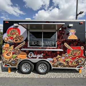 2025 camiones móviles más vendidos servicio personalizado estándar de Estados Unidos 4M camión de comida rápida negro con máquina de aperitivos - Product Image 3