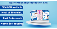 Test de grossesse en une étape HCG Diagnostic rapide Midstream