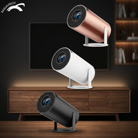 Vidéoprojecteur intelligent avec support rotatif à 180 degrés, solution pour petites pièces, projecteur Android à courte focale 1:0.9, 29 pouces