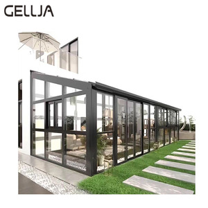 Solárium de Techo Triangular con Vidrio Templado Low-E, Estándar NFRC de EE. UU., Moderno, para Villas, Cubierta de Patio Exterior, Fácil Instalación - Product Image 6