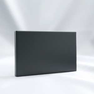 Plaque murale en plastique durable noire 86mm*146mm, personnalisée en usine, plaque vierge 2 gang - Product Image 2