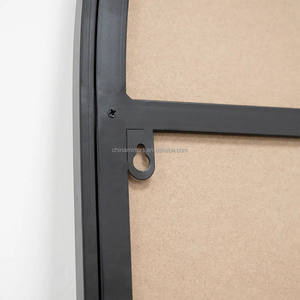 Vente <span class=keywords><strong>en</strong></span> gros <span class=keywords><strong>Grand</strong></span> <span class=keywords><strong>miroir</strong></span> vintage <span class=keywords><strong>en</strong></span> forme d'arc <span class=keywords><strong>noir</strong></span> avec cadre <span class=keywords><strong>en</strong></span> <span class=keywords><strong>fer</strong></span> <span class=keywords><strong>forgé</strong></span> 120cm X 90cm Corps <span class=keywords><strong>en</strong></span> verre de luxe personnalisé sur toute la longueur - Product Image 5