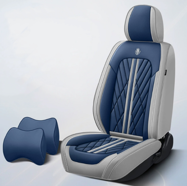 Cuscino Lombare In Pelle Nappa Per Auto – Supporto Per Sedile, Adatto Per Mercedes Maybach S-Class E Altri, Nero