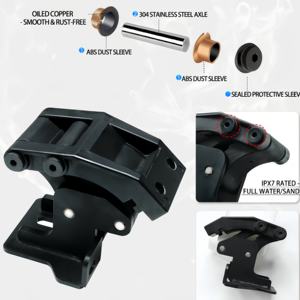 Marchepieds latéraux électriques automatiques en alliage d'aluminium avec lumière LED pour <span class=keywords><strong>jeep</strong></span> wrangler Jk Accessoires Marchepieds électriques - Product Image 5