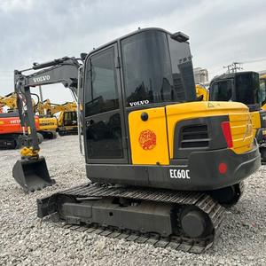 2020 Mini pelle Volvo EC60 d'occasion 5.5 tonnes Moteur de pompe à moteur hydraulique sur chenilles Super Performance Original bien entretenu - Product Image 3