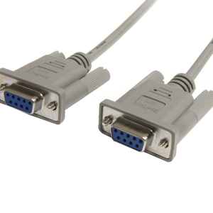 6 ft thẳng qua đầu nối cáp nối tiếp DB9 nữ sang nữ Bộ chuyển đổi màu xám - Product Image 1