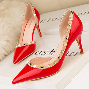 Chất Lượng Tốt Của Phụ Nữ Bơm Ngón Chân Chỉ Ăn Mặc Giày <span class=keywords><strong>3</strong></span> <span class=keywords><strong>Inch</strong></span> Gót Phụ Nữ Buổi Tối Đảng Stiletto Cao Gót Giày - Product Image 3