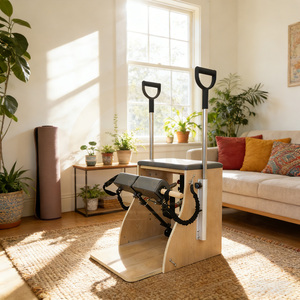 Vente directe d'usine et chaise Wunda en érable gain de place, compatible avec les autres équipements de Pilates Reformer - Product Image 2