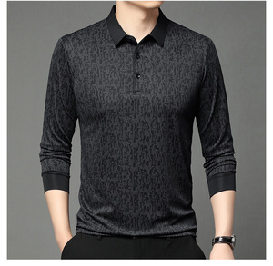 <span class=keywords><strong>Polo</strong></span> a maniche lunghe da <span class=keywords><strong>uomo</strong></span> <span class=keywords><strong>taglie</strong></span> <span class=keywords><strong>forti</strong></span>, con risvolto, alla moda, casual e versatile - Abbigliamento <span class=keywords><strong>uomo</strong></span> - Product Image 6