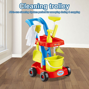 Yrb bébé enfants ensemble <span class=keywords><strong>de</strong></span> nettoyage maison outils <span class=keywords><strong>de</strong></span> nettoyage <span class=keywords><strong>jouet</strong></span> semblant ménage <span class=keywords><strong>chariot</strong></span> ensemble <span class=keywords><strong>de</strong></span> nettoyage jouets - Product Image 2