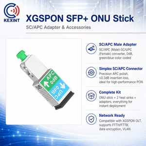 XGSPON <span class=keywords><strong>SFP</strong></span> + ONU Stick 8311 Web IP MAC SN Gérer 9.953G-TX/9.953G-RX Simplex SC/APC 1270nm/1577nm 20KM DOM Équipement à fibre optique - Product Image 4