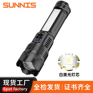 <b>Rechargeable</b> Flashlight Led Zoomable Adjustable Focus Camping Emergency <b>USB</b> Charging Push Button <b>Light</b> - Product Image 4