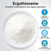 Poudre de L-ergothionéine en vrac à prix de gros pour compléments de santé, pureté 99%, CAS 497-30-3