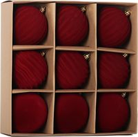Boules de Noël en peluche floquées en gros d'usine - Styles variés, livraison rapide, décorations à suspendre pour arbre de Noël et de remise de diplôme