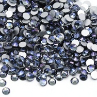 Usine Offre Spéciale haute qualité, tailles mélangées SS4-SS20 1440 pièces, lumière du nord, strass à dos plat, cristal 3d, Nail strass