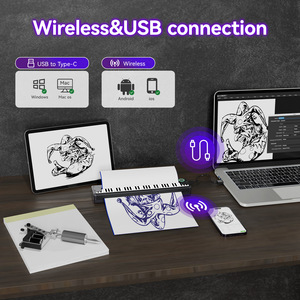 เครื่องพิมพ์ลายสักแบบพกพา Ailixiong P90 ไร้สาย ขนาด 58 มม. ความละเอียด 203 dpi ชาร์จไฟได้ - Product Image 2