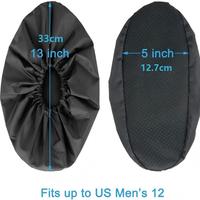 Protège-chaussures réutilisables, imperméables et antidérapants en tissu Oxford, design pliable, plusieurs tailles disponibles, directement de l'usine