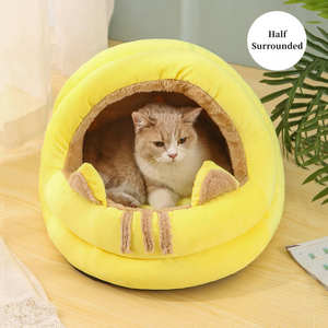 도매 크리에이티브 디자이너 기타 애완 동물 침대 및 액세서리 키티 강아지를위한 공이있는 귀여운 럭셔리 세미 동봉 된 고양이와 개 매트 소파 - Product Image 5