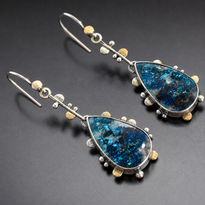 Orecchini Vintage Bohémien Multicolore a Goccia, Gioielli Scintillanti da Donna - Product Image 4