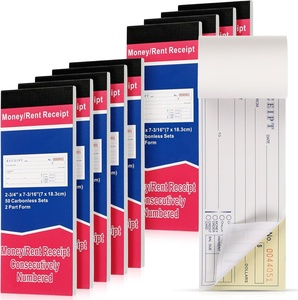 LEISA Brand <strong>Custom</strong> Size 7-Digit Number Carbonless Receipt Book 50 Offset Printing Paper <strong>Invoice</strong> and Bill Book with <strong>Custom</strong> <strong>Color</strong> - Product Image 1