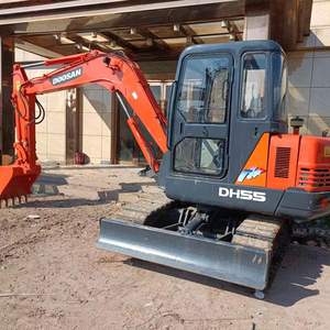 Excavadoras de orugas Doosan Dh55 usadas al por mayor, Corea del Sur, Dh55, excavadora de segunda mano de 5.5 toneladas con martillo hidráulico - Product Image 2