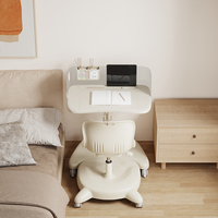 Tenwin 2805 Bureau d'apprentissage mobile en plastique personnalisé pour enfants, ensemble table et chaise réglables en hauteur, sécurisé et facile à assembler pour chambre et école