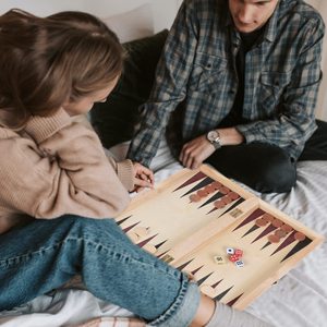 Cổ điển truyền thống du lịch đêm Đồ chơi bằng gỗ Cờ <span class=keywords><strong>Checker</strong></span> và <span class=keywords><strong>backgammon</strong></span> 3 trong 1 Hội Đồng Quản trị trò chơi thiết lập - Product Image 6