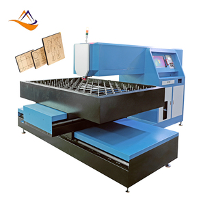 เครื่องตัดเลเซอร์ CO2 กำลัง 600 วัตต์ พร้อมระบบระบายความร้อนด้วยน้ำ สำหรับตัดไม้ แผ่นไม้อัด และรางโลหะ - Product Image 2