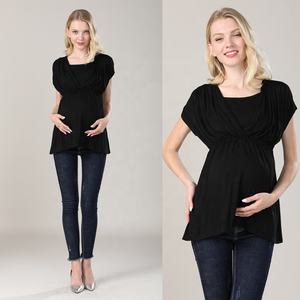 夏のマタニティ服 授乳トップス 授乳服 授乳服 クール ソフト ビッグサイズ S-3XL - Product Image 3