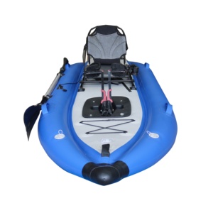 <span class=keywords><strong>Kayak</strong></span> <span class=keywords><strong>gonflable</strong></span> à pédales 1 personne assis sur le dessus 12 pieds nouveau design matériau PVC de haute qualité avec système de gouvernail à vendre - Product Image 1