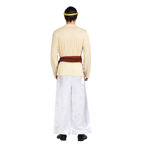 ฮาโลวีนงานรื่นเริงปาร์ตี้สูท<span class=keywords><strong>อินเดีย</strong></span>Aladdinเครื่องแต่งกายผู้ใหญ่ชายบทบาทเล่นอาระเบียเจ้าชายเครื่องแต่งกาย - Product Image 6