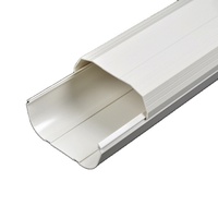 Goulotte de câblage en PVC pour climatisation, gaine de câblage en PVC pour matériaux de construction en plastique