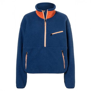 CONMR Men's <strong>Jacket</strong> for Men <strong>Lime</strong> <strong>Green</strong> Lightweight Hiking <strong>Jacket</strong> Fleece Half-Zip Stand-Collar <strong>Jacket</strong> for Outdoor Mountain - Product Image 5