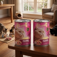Aliments humides pour chats en conserve, saveurs variées, personnalisables, délicieux, de qualité OEM, pour animaux de compagnie