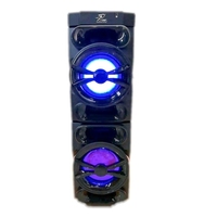Altavoz Inalámbrico Portátil Mini de Diseño Moderno, Nuevo, con Pantalla LCD de 100 W, Luz LED Intermitente, Entrada para Guitarra, Ideal para Fiestas en Casa y Teatro
