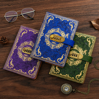 Carnet de notes à couverture rigide en cuir rétro A5 de la marque Fangda, avec mot de passe, 100 feuilles de papier offset, reliure cousue, origine CN/GUN, pour étudiants