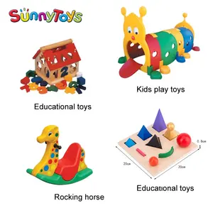 थोक लकड़ी के बच्चों के खिलौने पूर्वस्कूली आउटडोर खिलौने