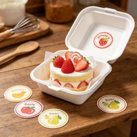 Etiquetas Redondas Personalizadas con Diseño de Frutas, Resistentes a los Rayos UV, en Rollo - Adhesivos Impermeables con Barniz UV para Yogur, Mermelada y Productos de Panadería